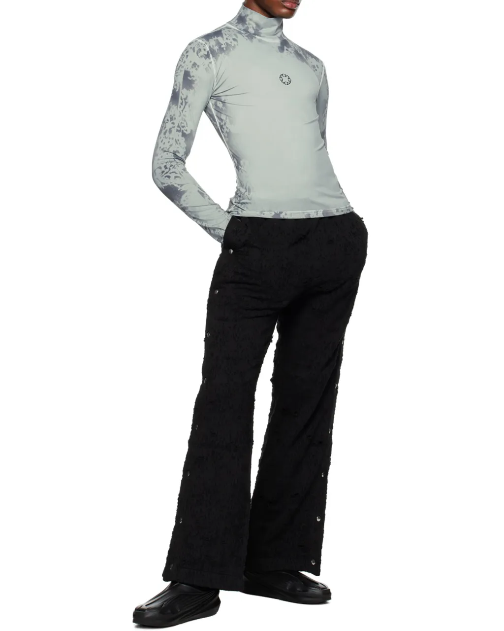 Logo Turtleneck Blouse
