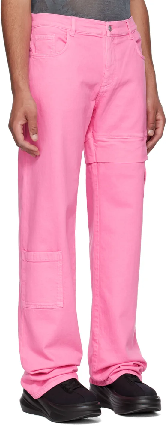 Oversized Denim Cargo Jeans