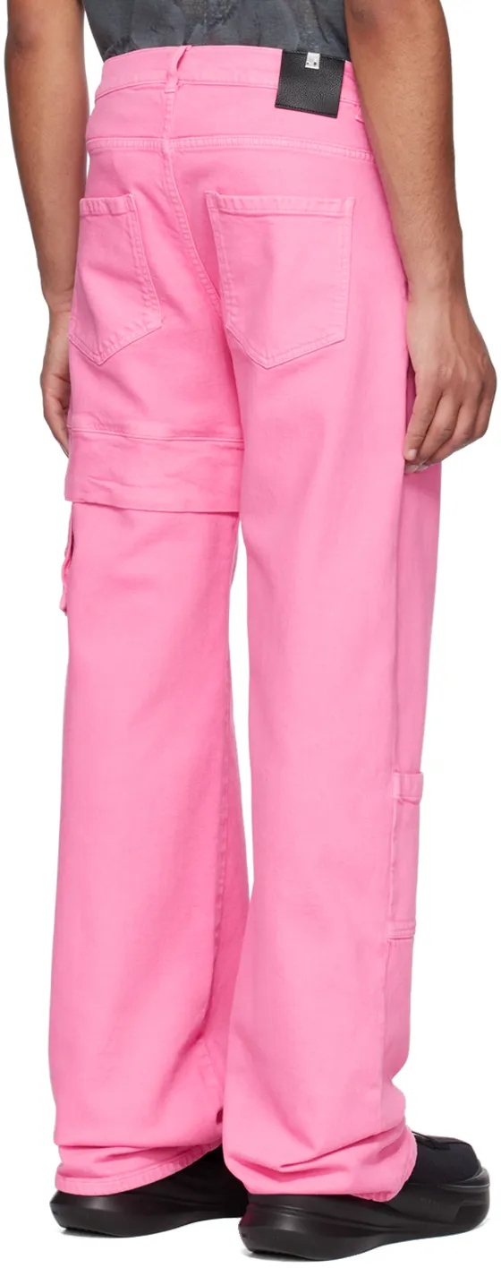 Oversized Denim Cargo Jeans