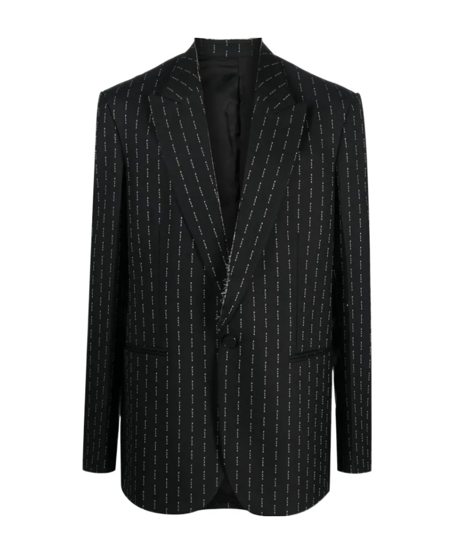 Embroidered Wool-Cashmere Blazer