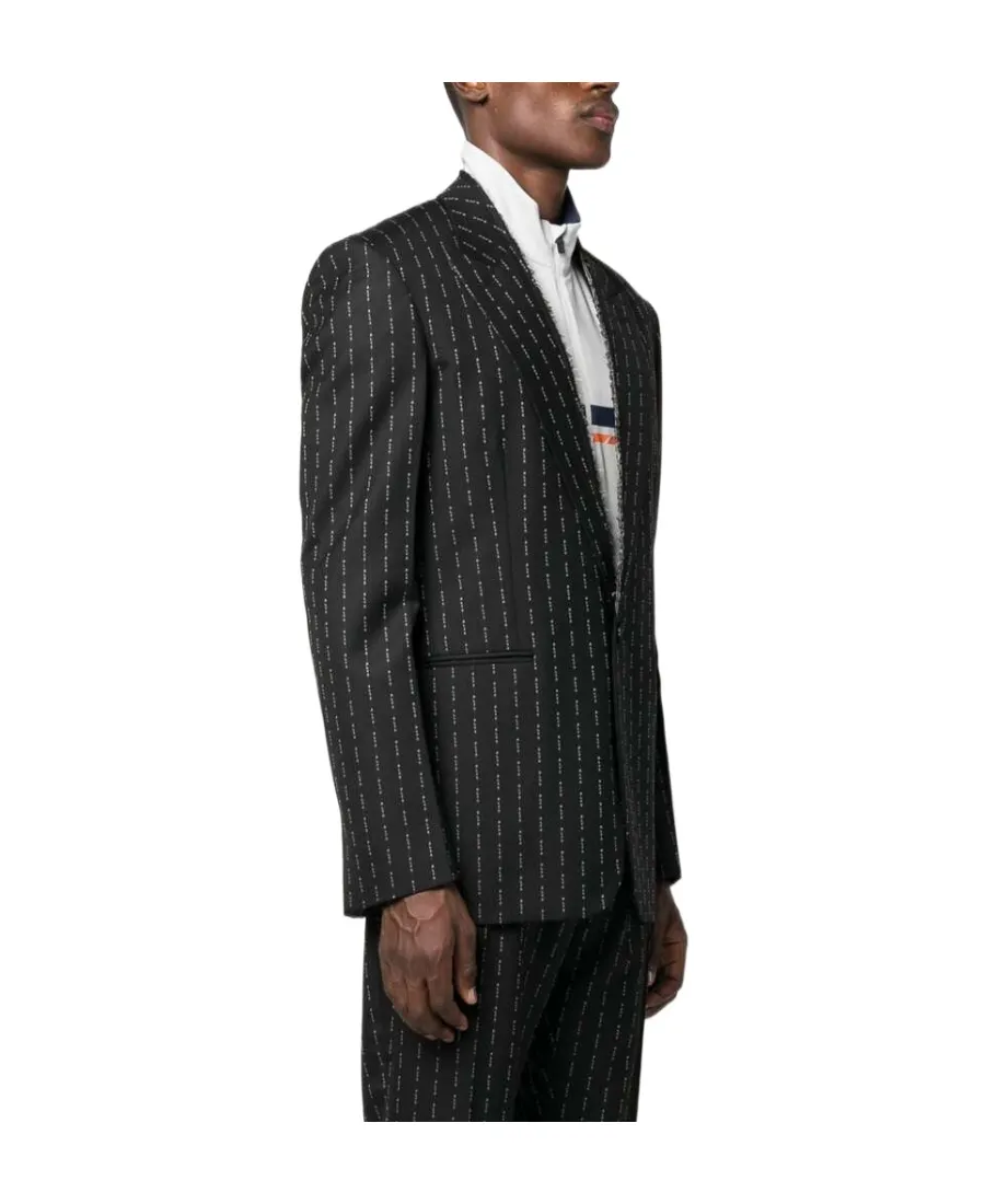 Embroidered Wool-Cashmere Blazer