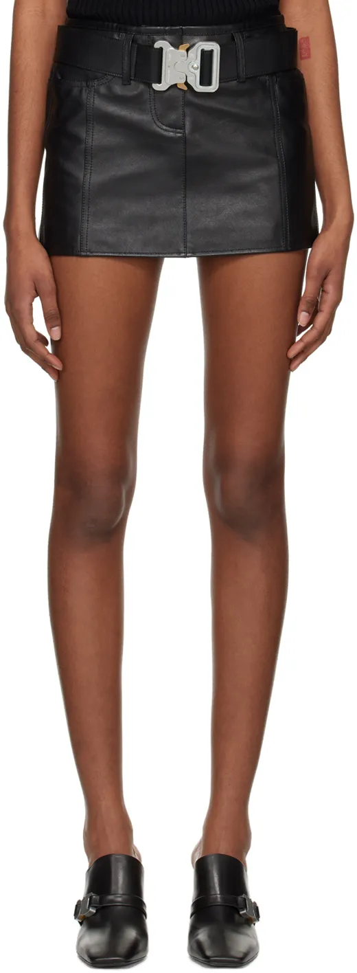 Belted Mini Skirt