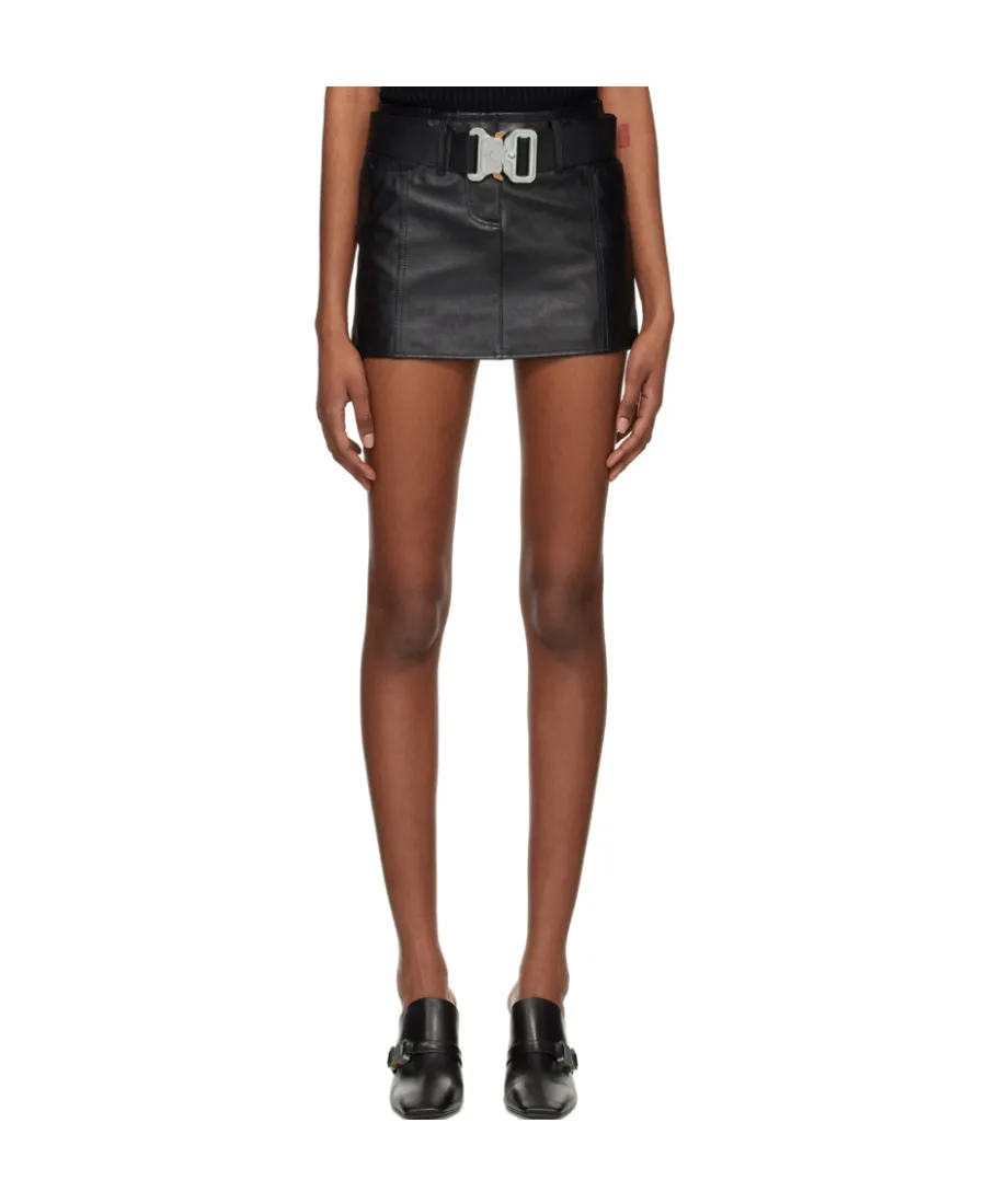 Belted Mini Skirt