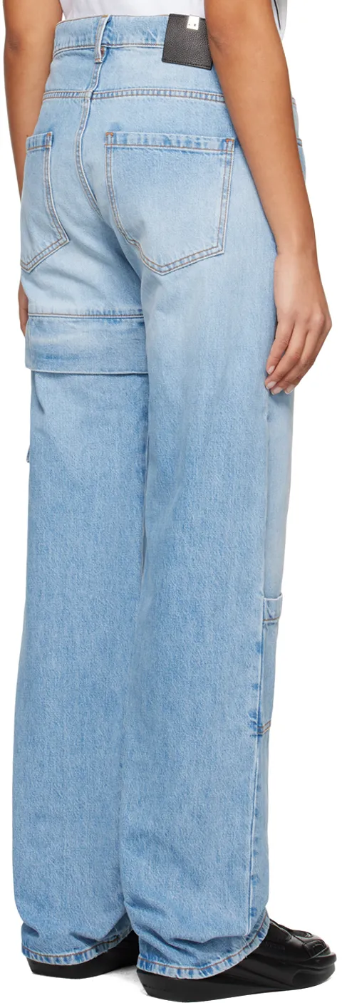 Logo Tag Cargo Jeans