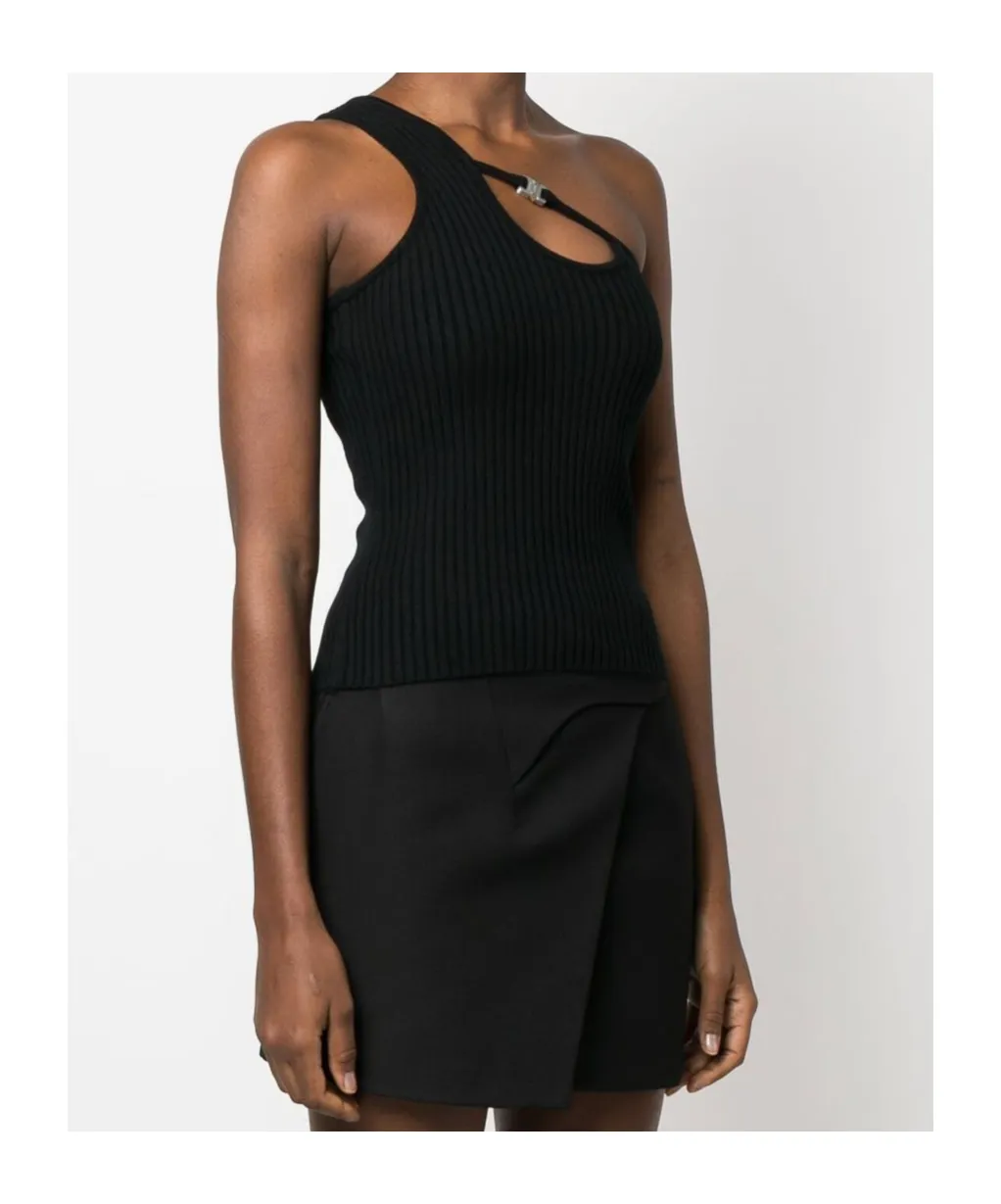 Asymmetrical Shoulder Strap Vest