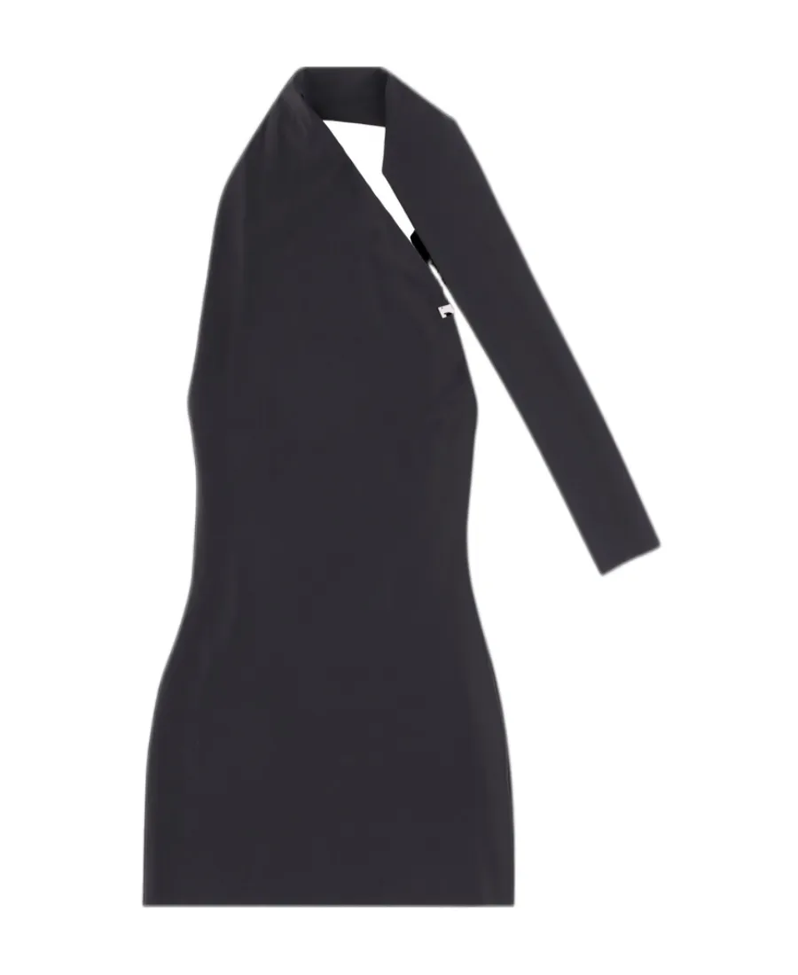 Single Sleeve Mini Dress