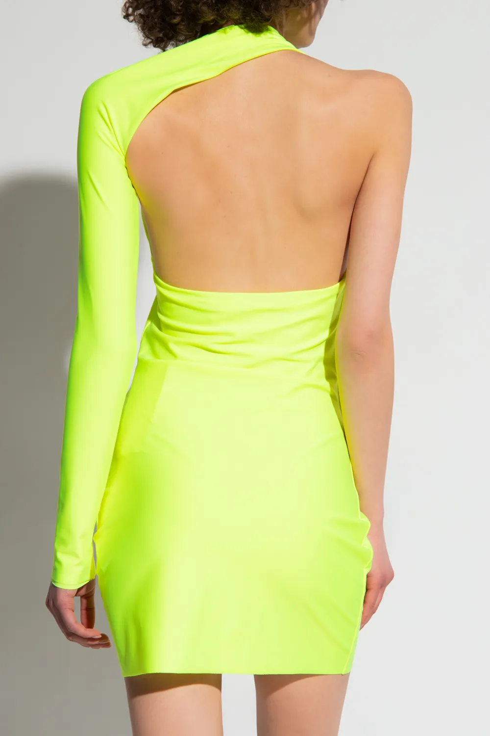 Single Sleeve Mini Dress