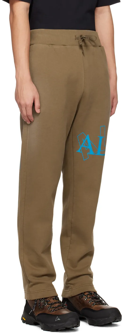 Logo Printed Casual Pants