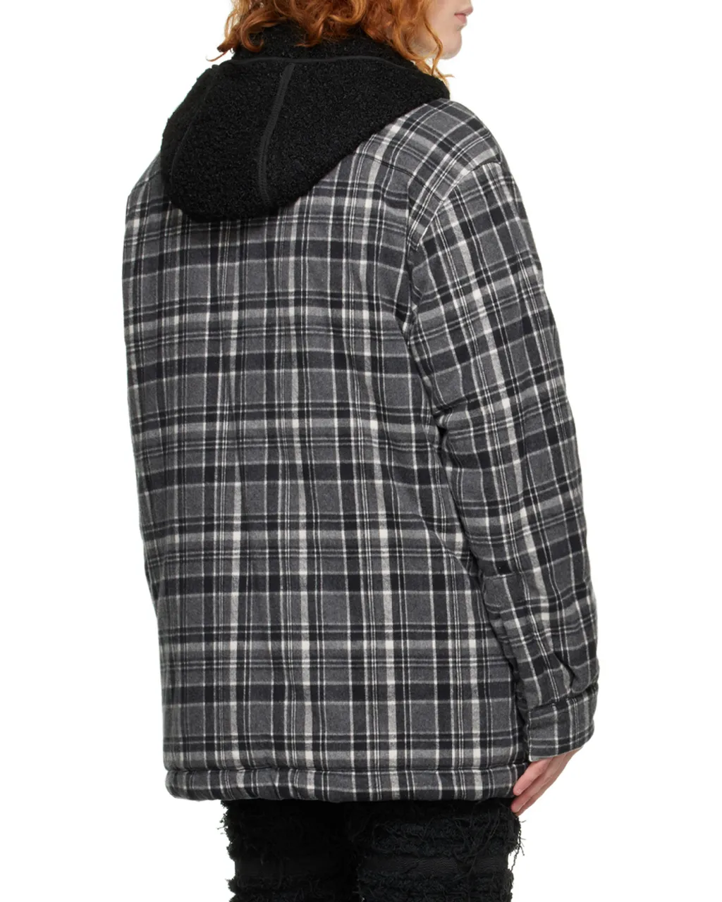 Logo Plaid-Filled Jacket