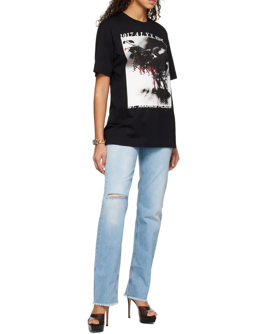 Logo-Print Detail T-Shirt
