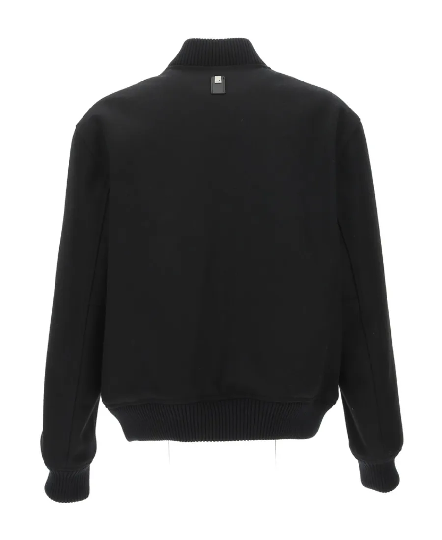 Logo Printed Varsity Jacket