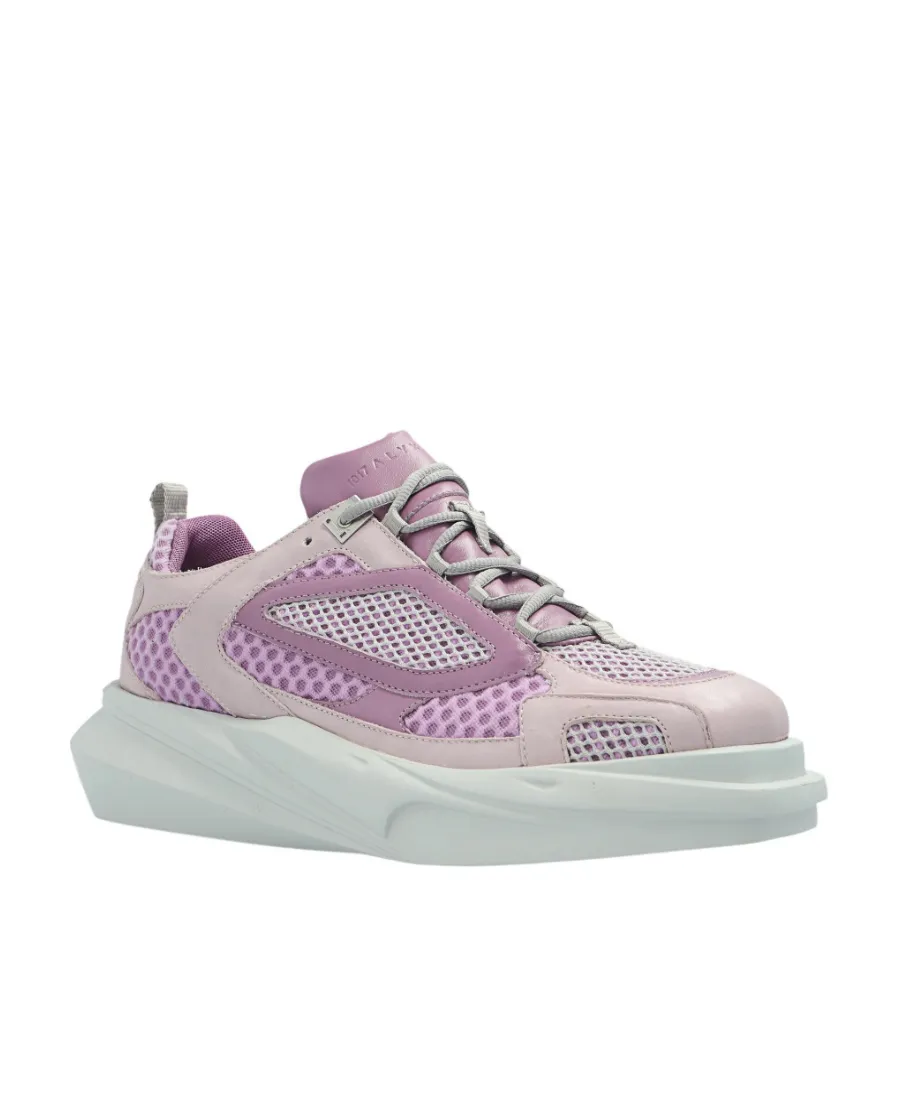 Mesh-Panel Low-Top Sneakers