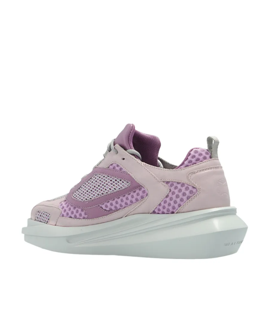 Mesh-Panel Low-Top Sneakers