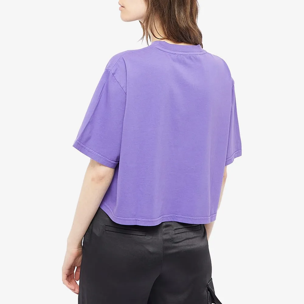 Logo-Print Cropped T-Shirt