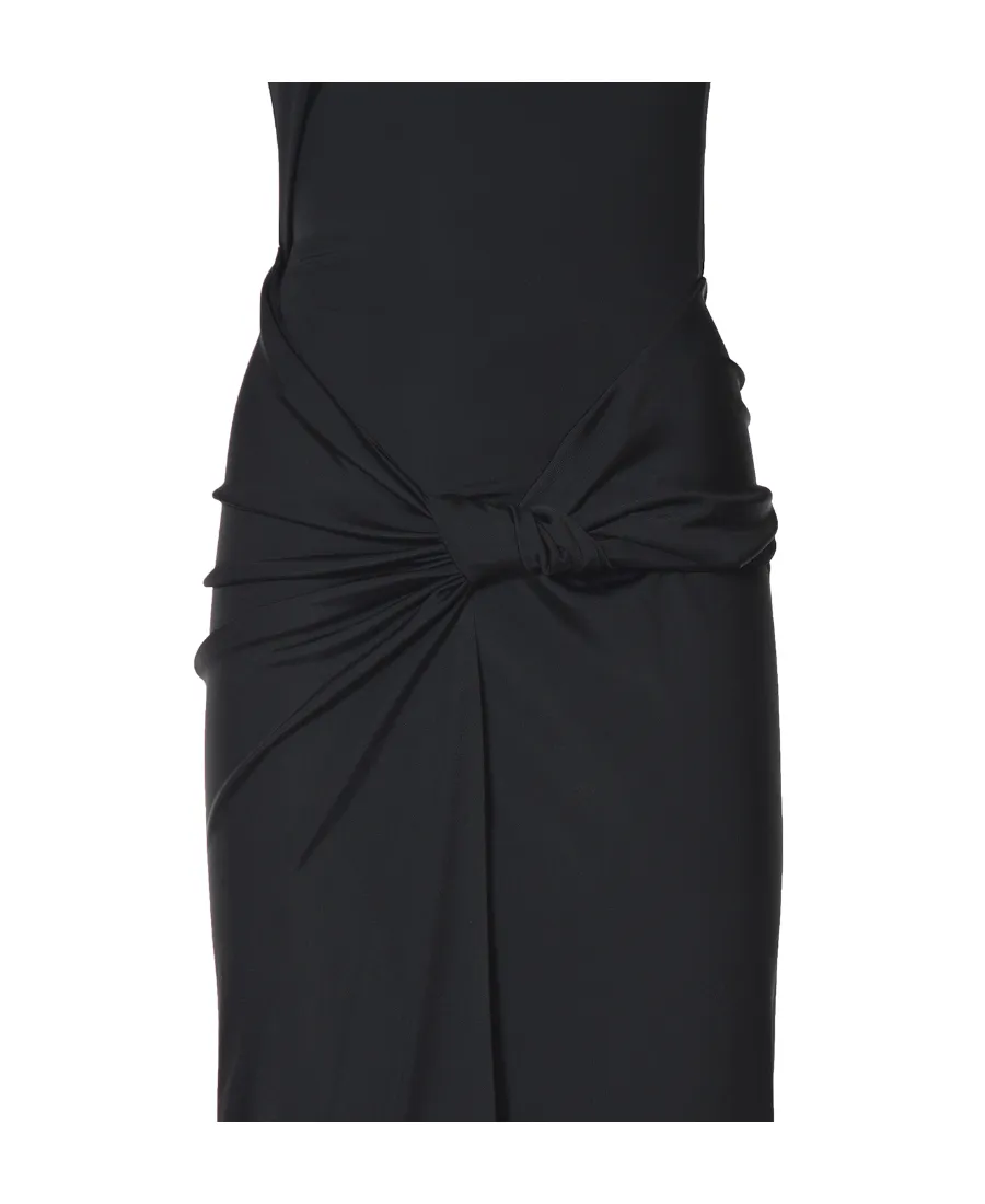Swirl Knotted Maxi Dress