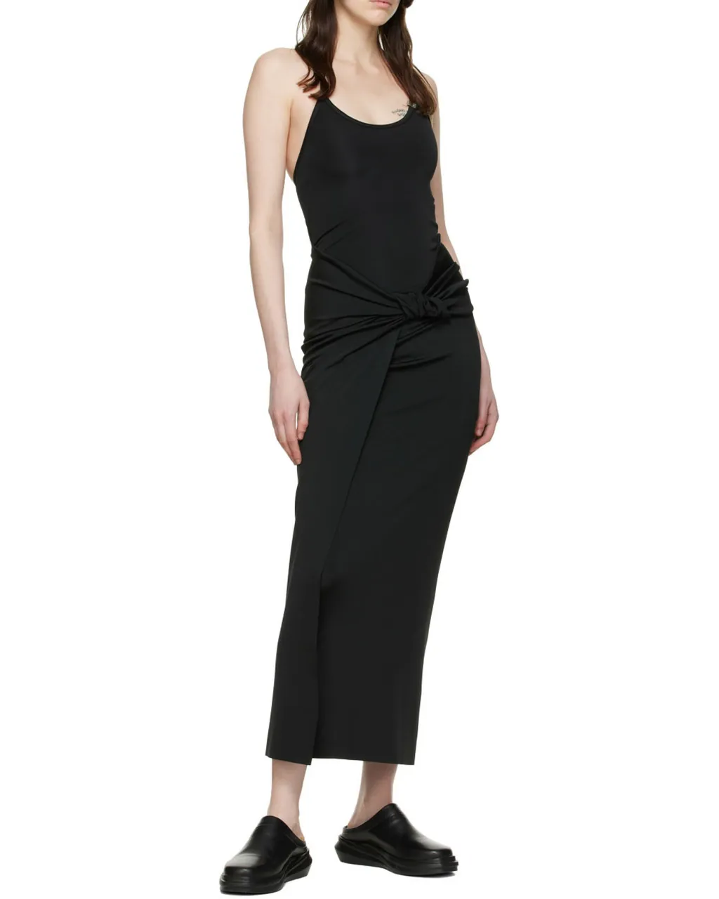 Swirl Knotted Maxi Dress