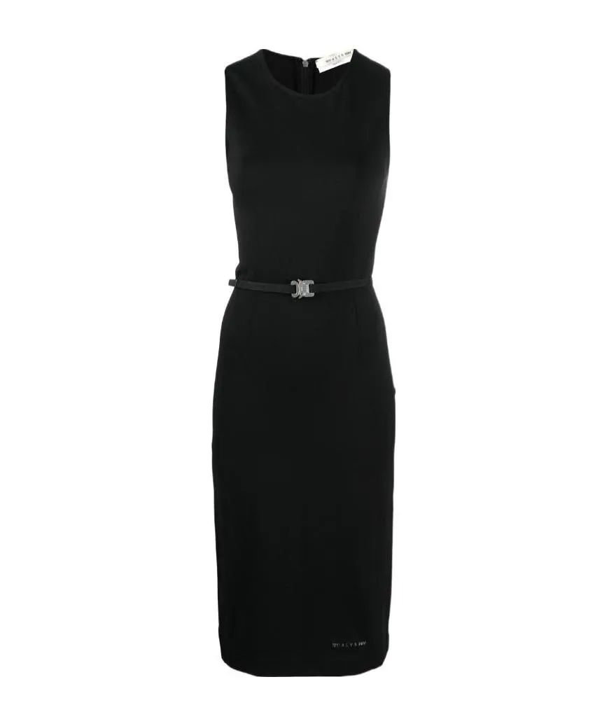 Buckle Belted Mini Dress