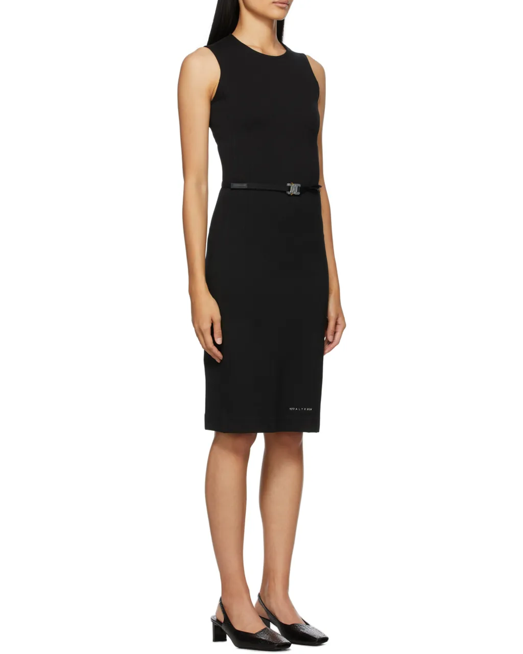 Buckle Belted Mini Dress