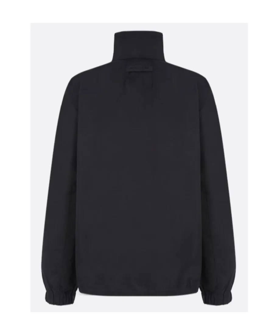 Logo Plaque High-Neck Windbreaker
