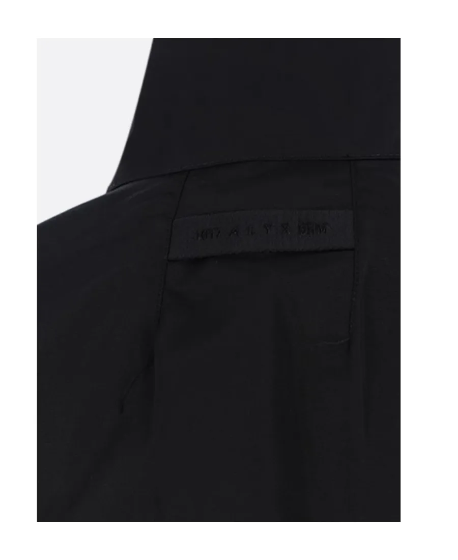 Logo Plaque High-Neck Windbreaker