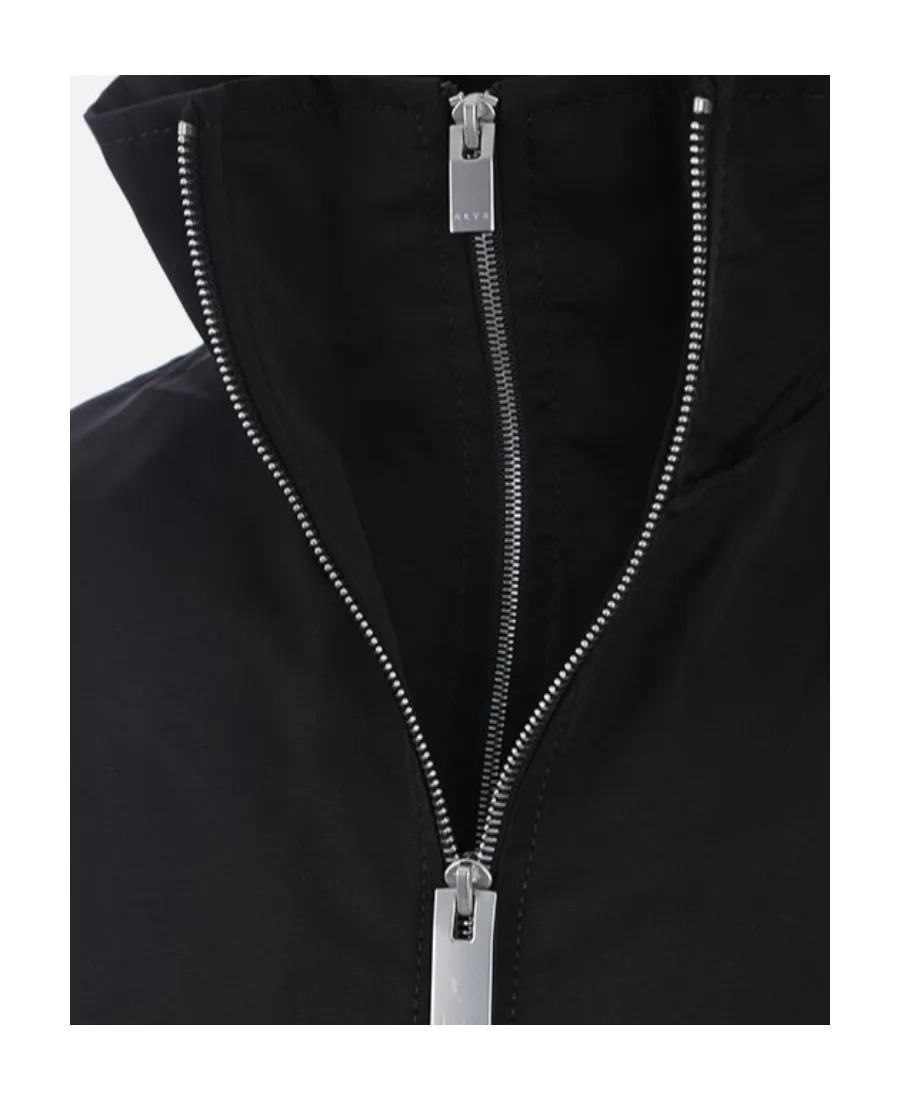 Logo Plaque High-Neck Windbreaker