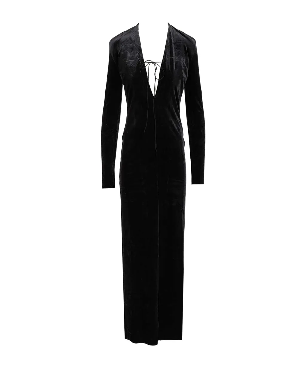 Lara Velvet Maxi Dress