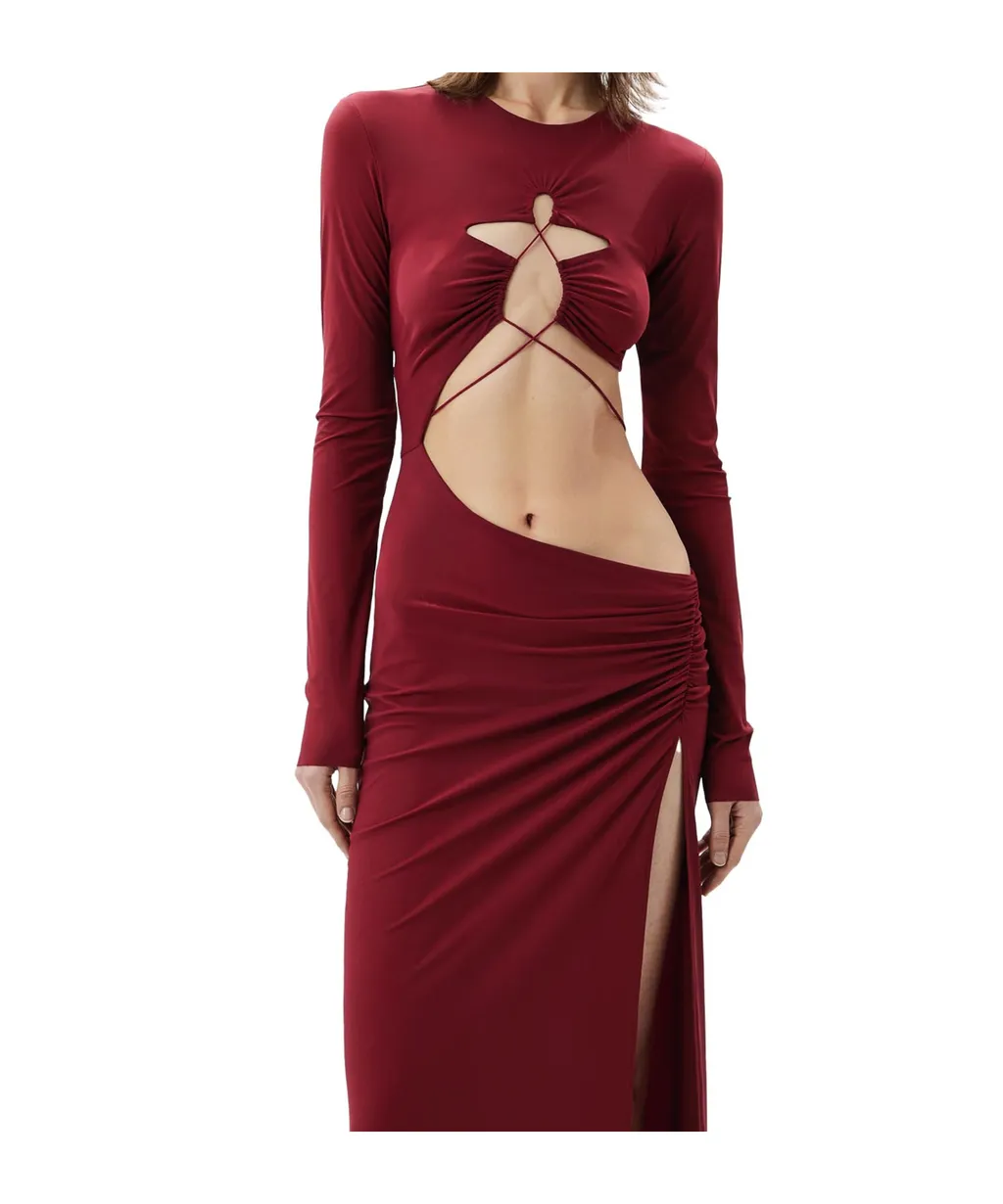 Maggie Cutout Ruched Dress