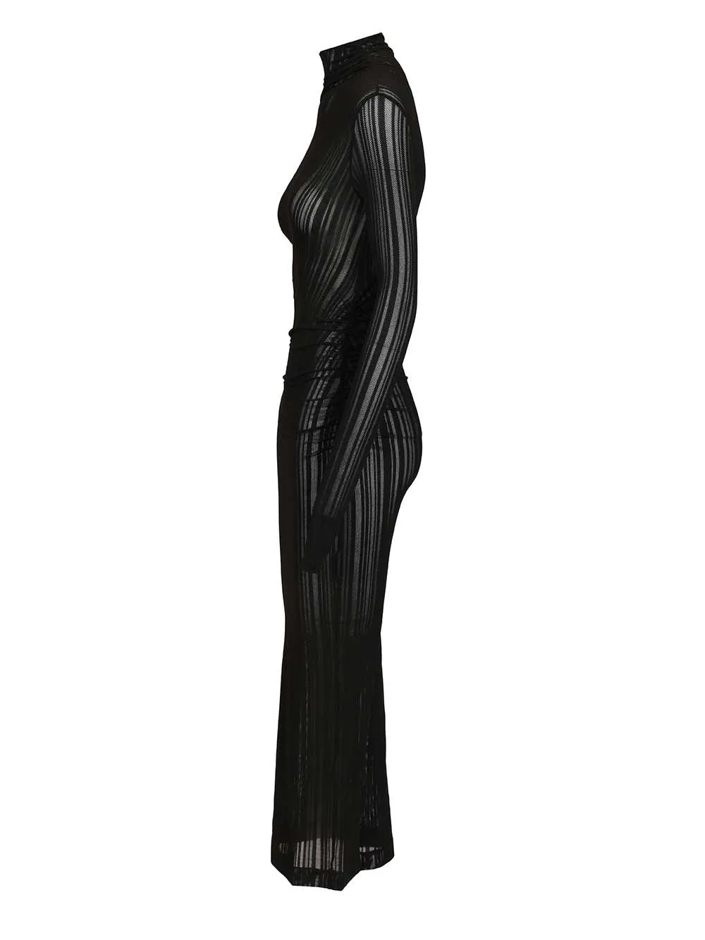 Olga Ribbed Long Dress