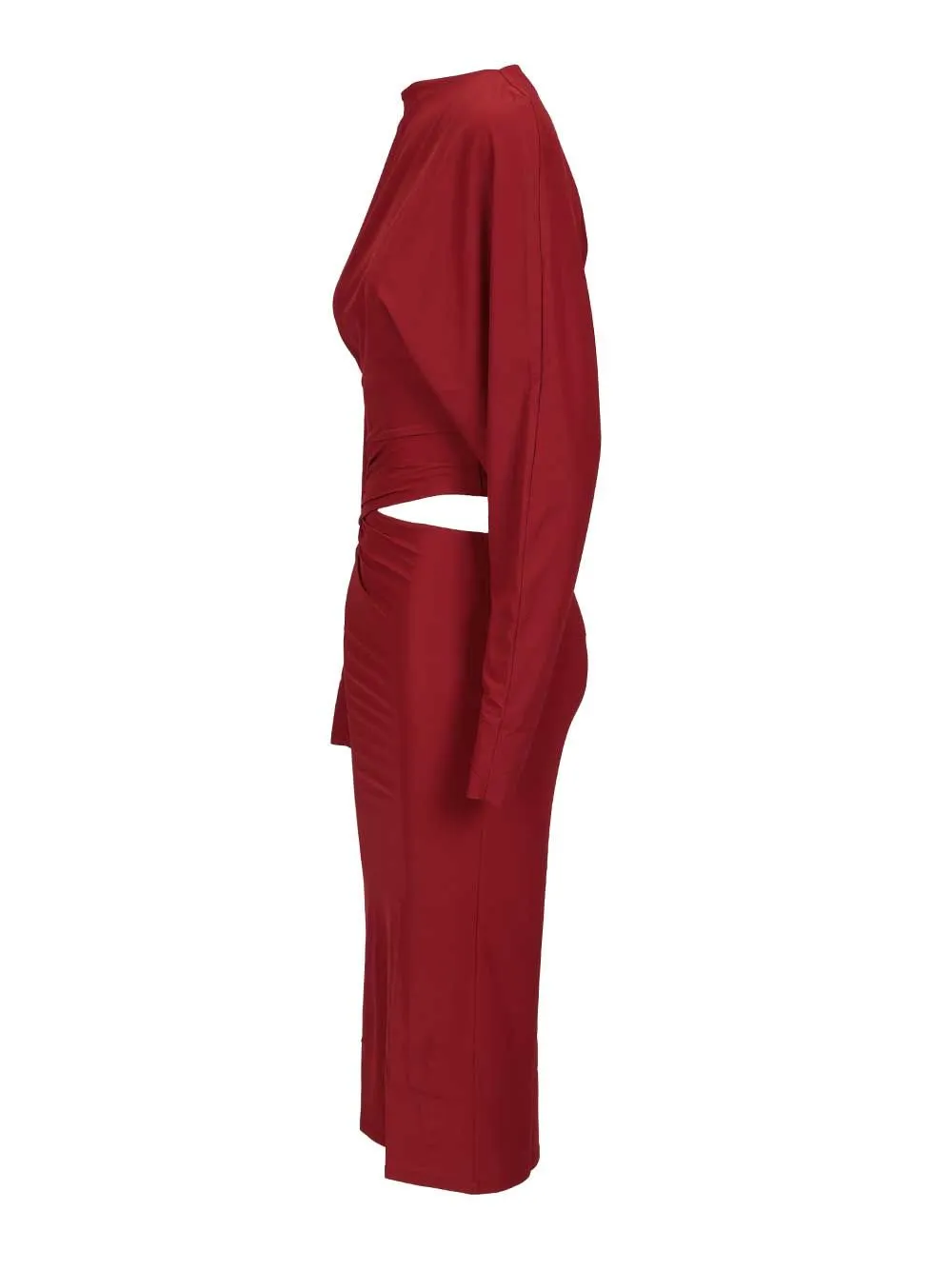Karubu Draped Midi Dress