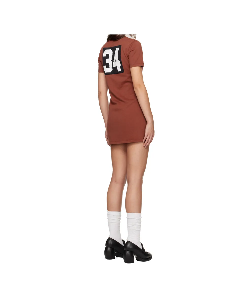 Logo-Embroidered Polo Dress