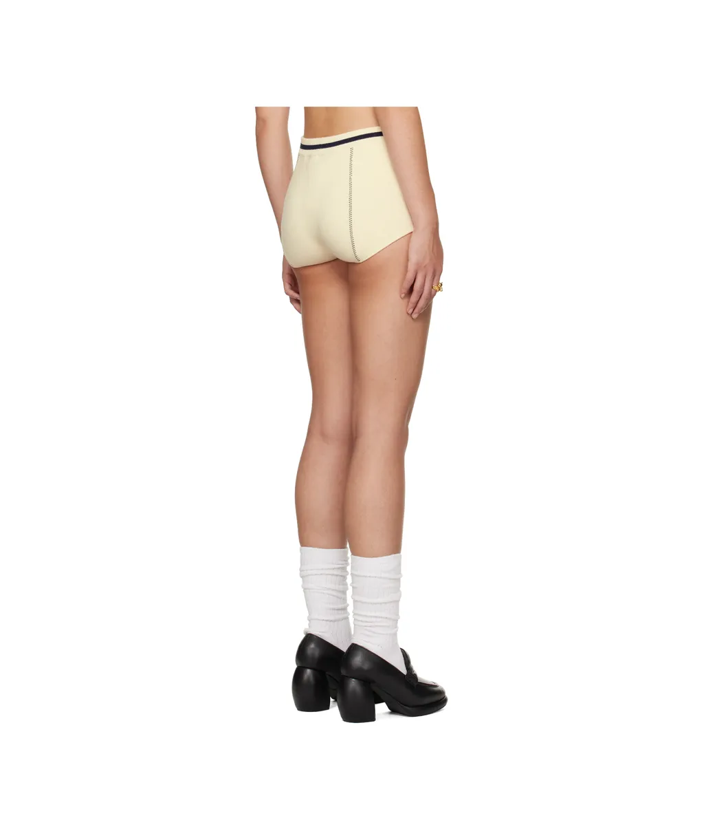 Ribbed Knit Shorts