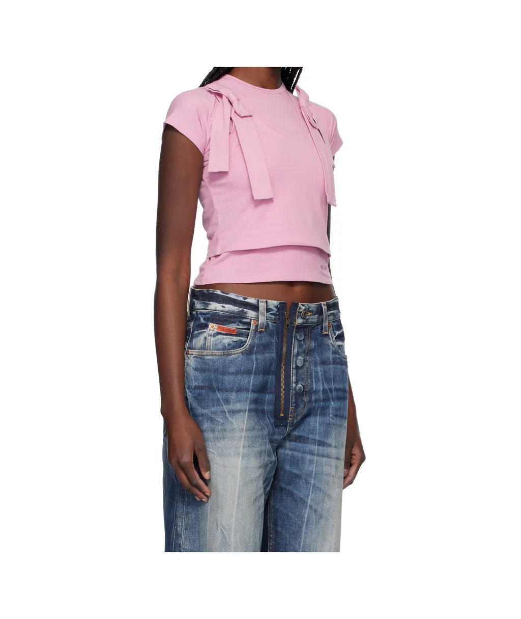 Multi-Layer Ribbon T-Shirt