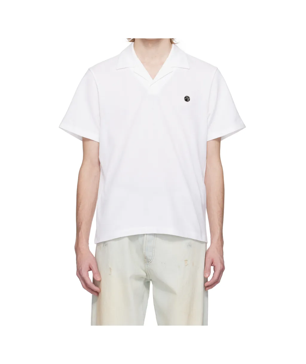 Polo-Collar Short-Sleeve T-Shirt