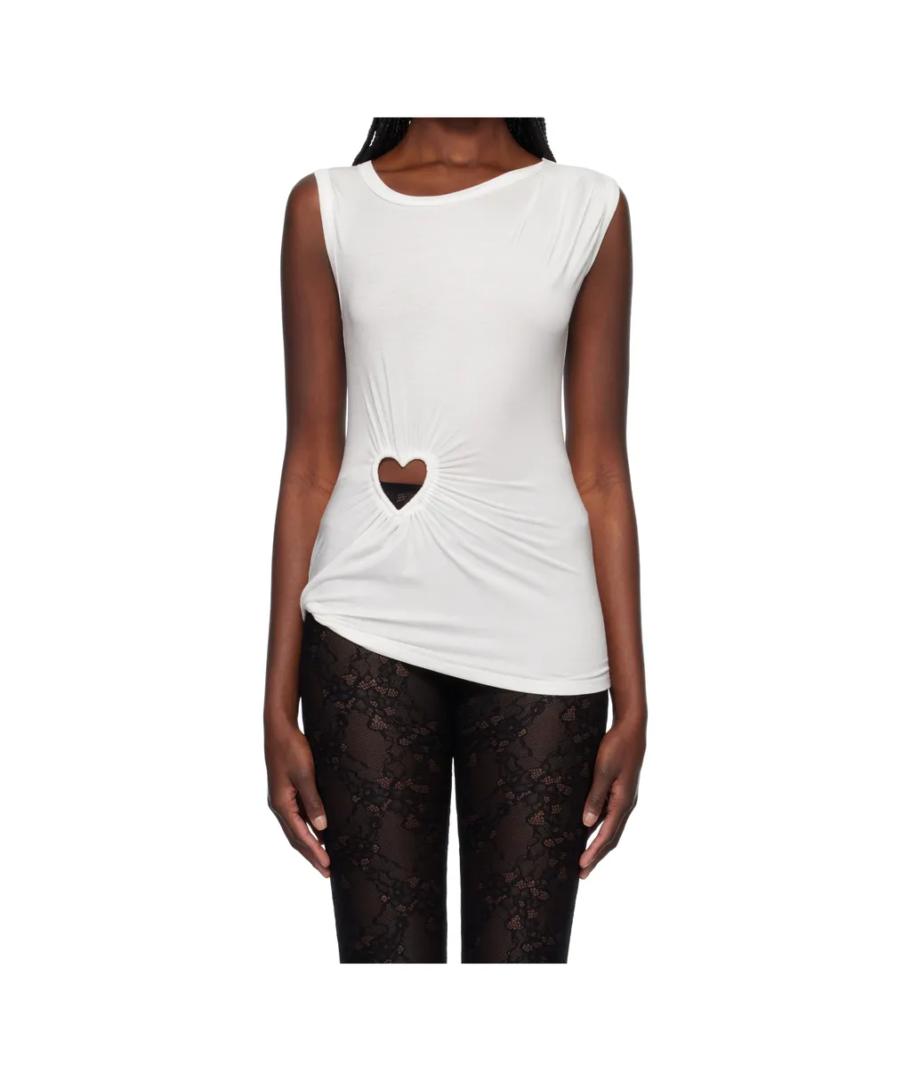 Heart-Shaped Pattern Vest