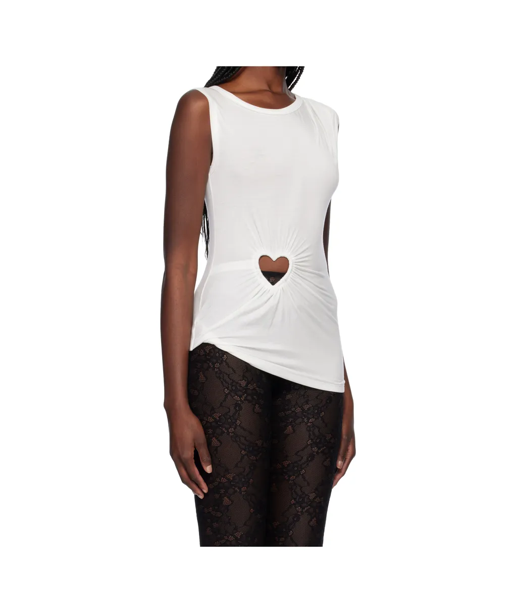 Heart-Shaped Pattern Vest