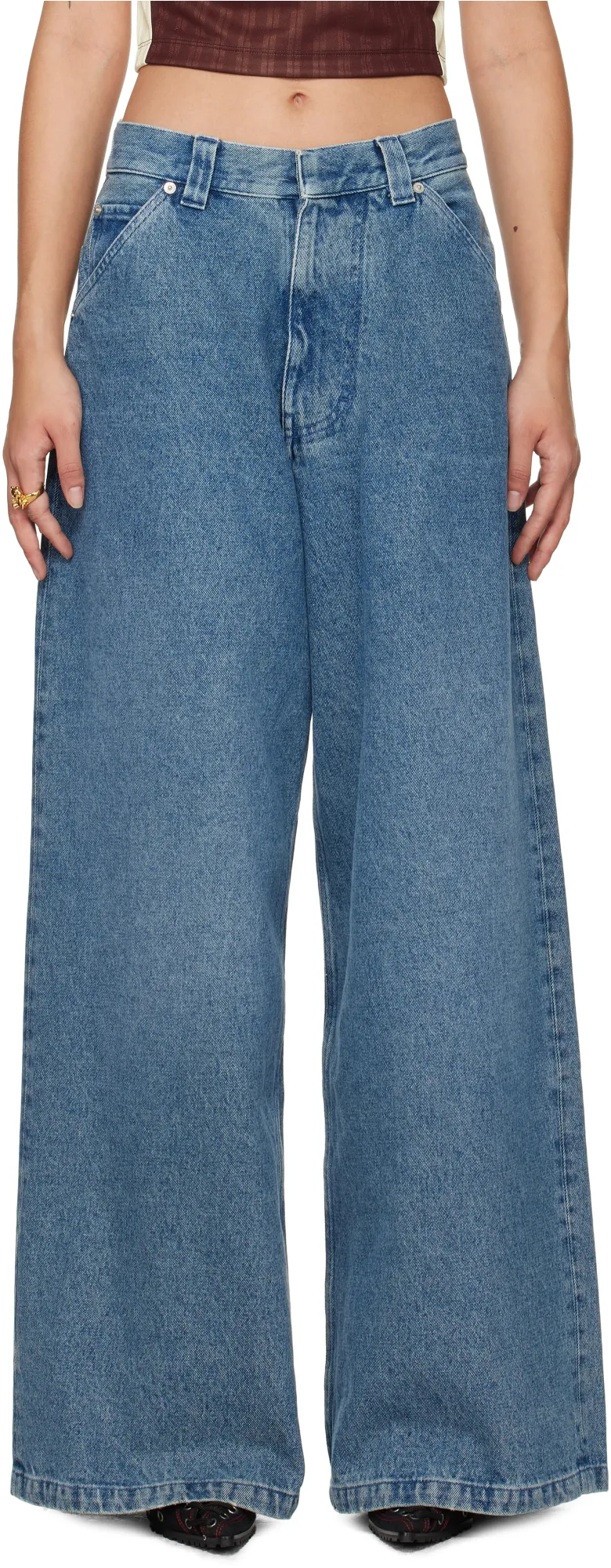 Wide-Leg Jeans