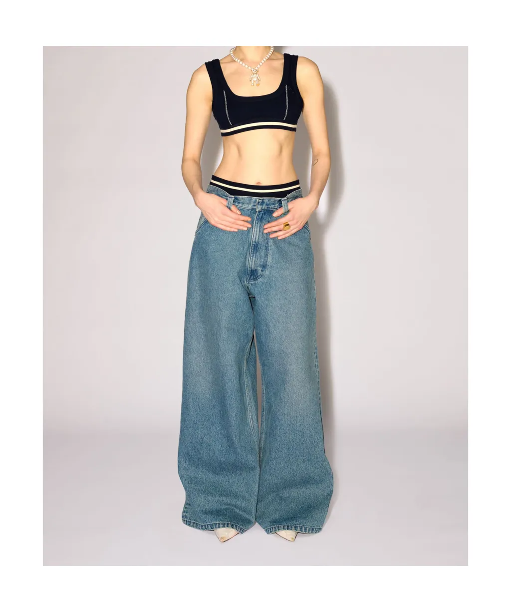 Wide-Leg Jeans