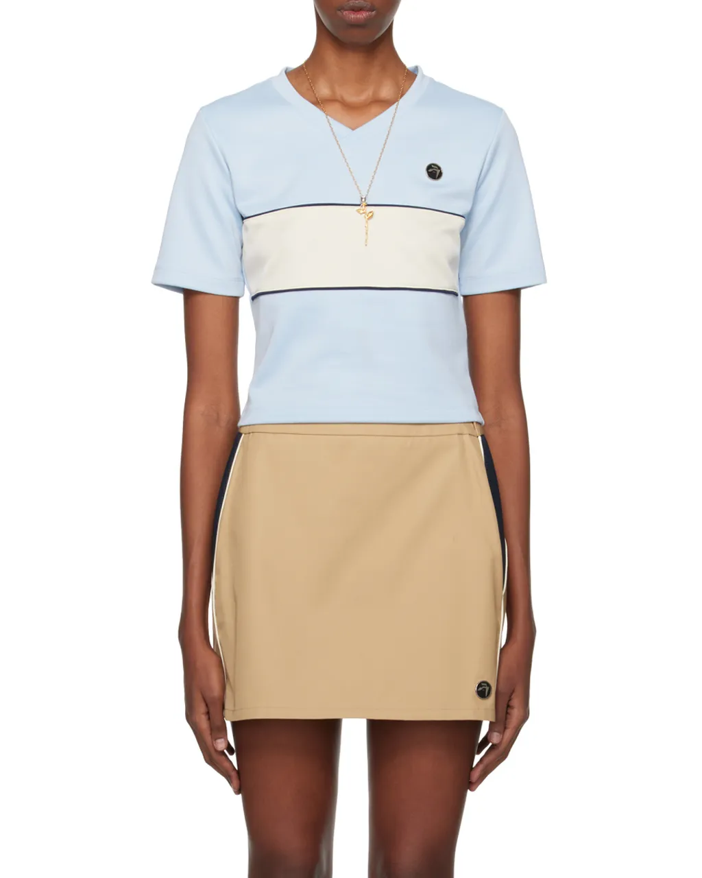 V-Neck Short-Sleeved T-Shirt