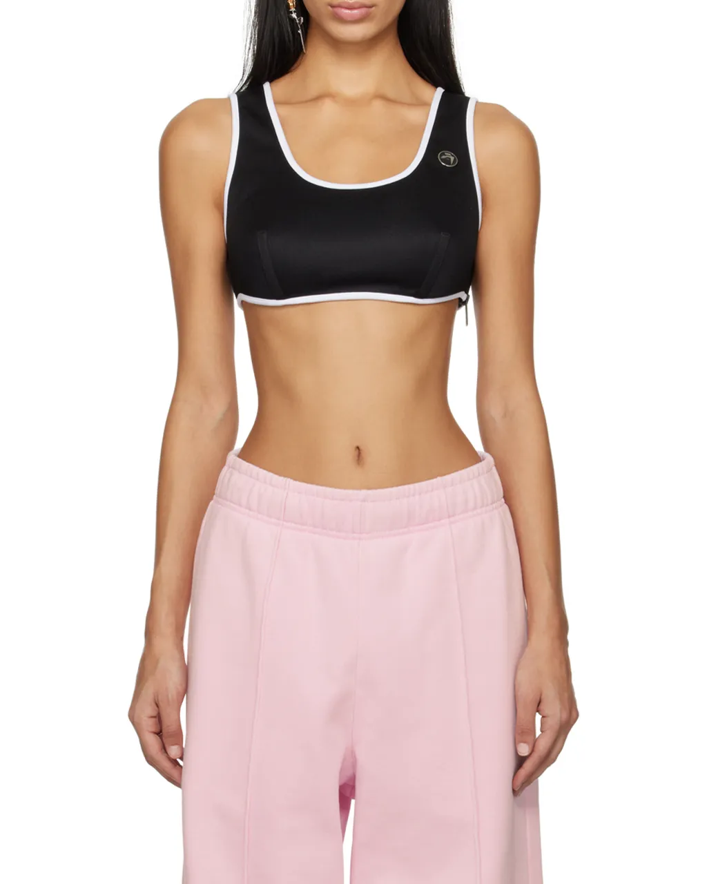 Lace-Up Cropped Top