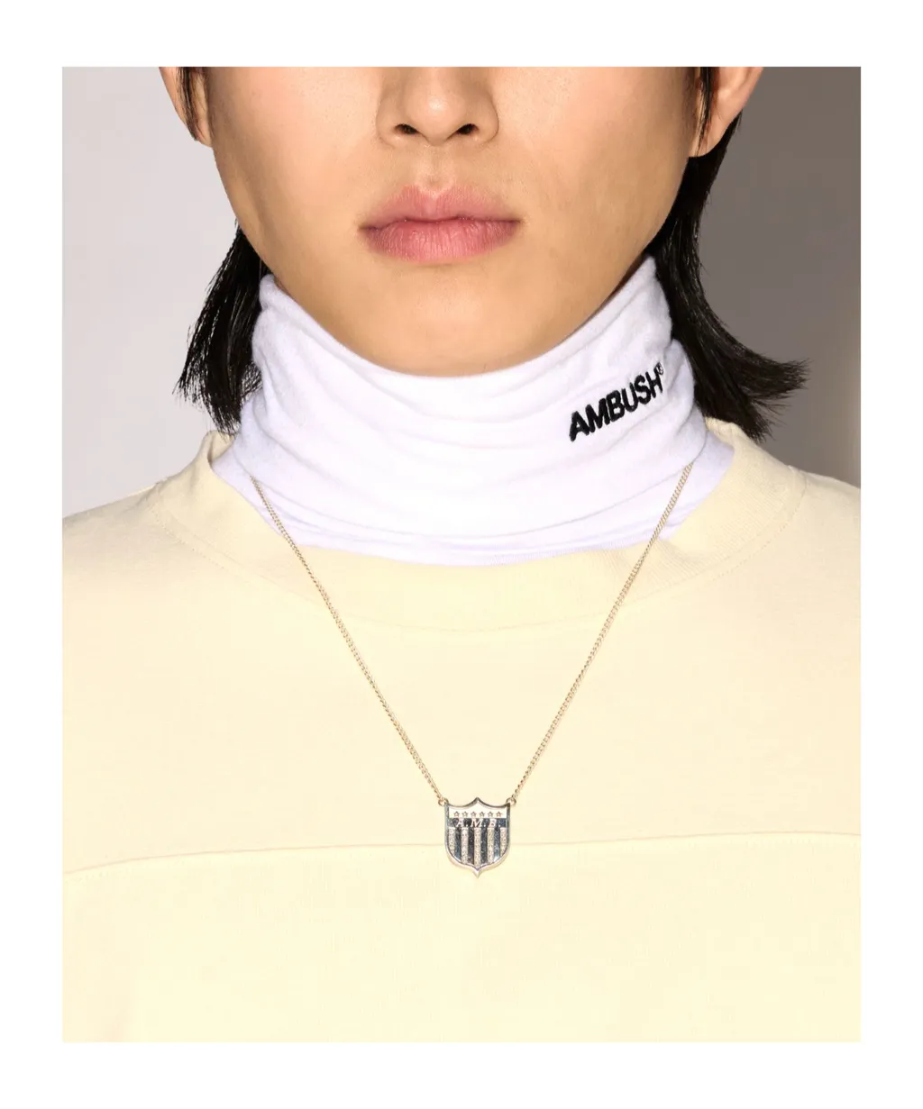 Varsity Shield Embellished Necklace