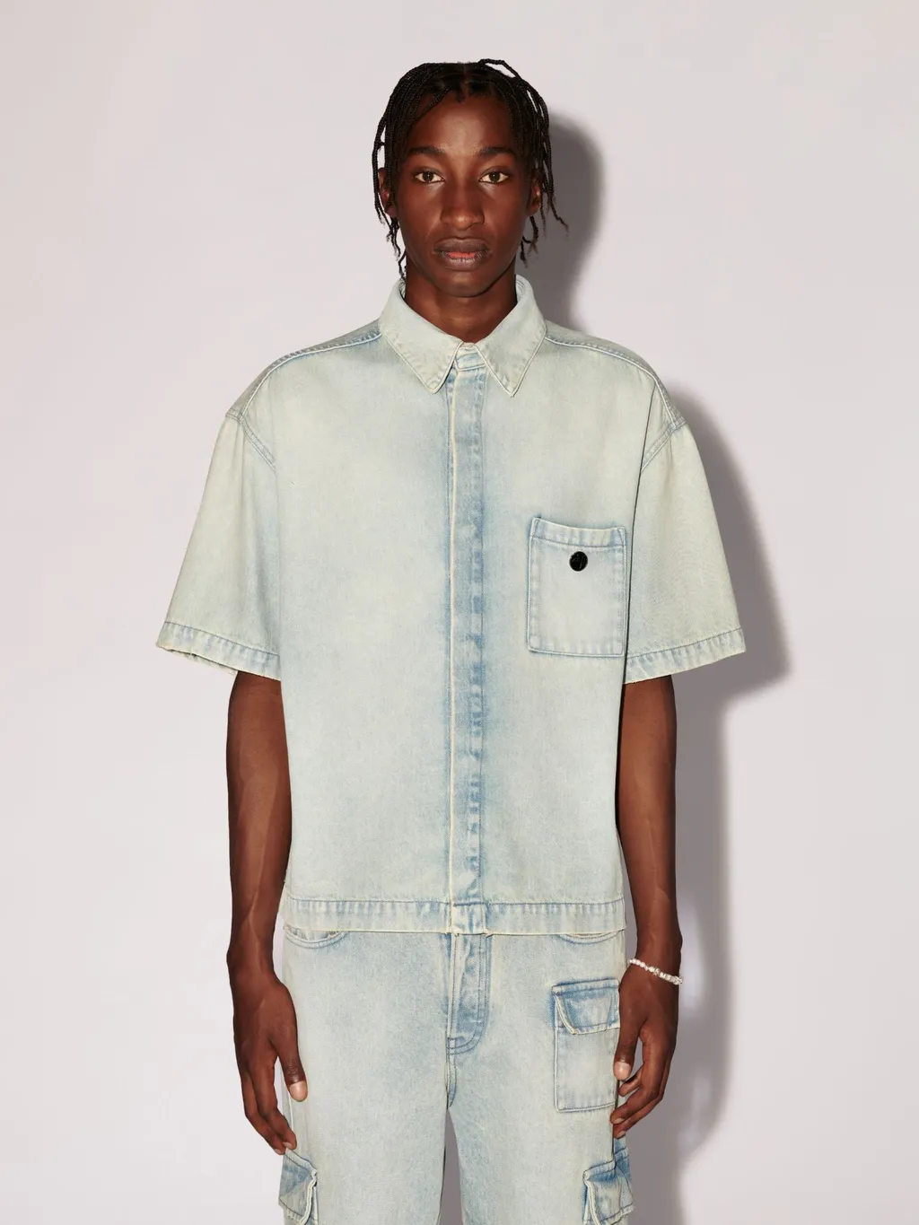Boxy Fit Denim Shirt