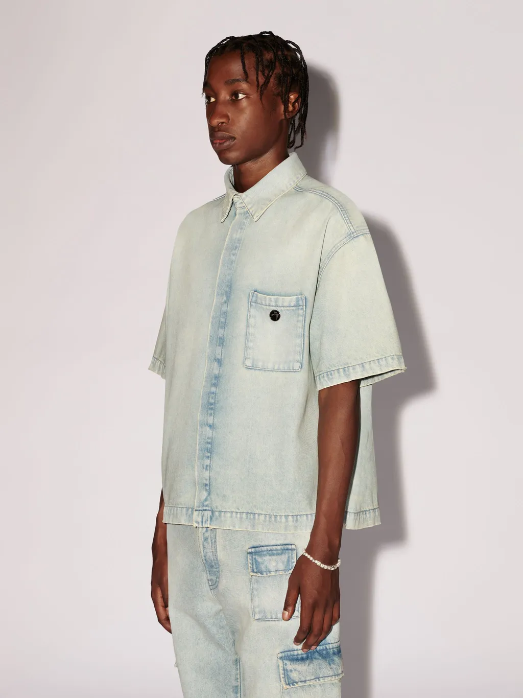 Boxy Fit Denim Shirt