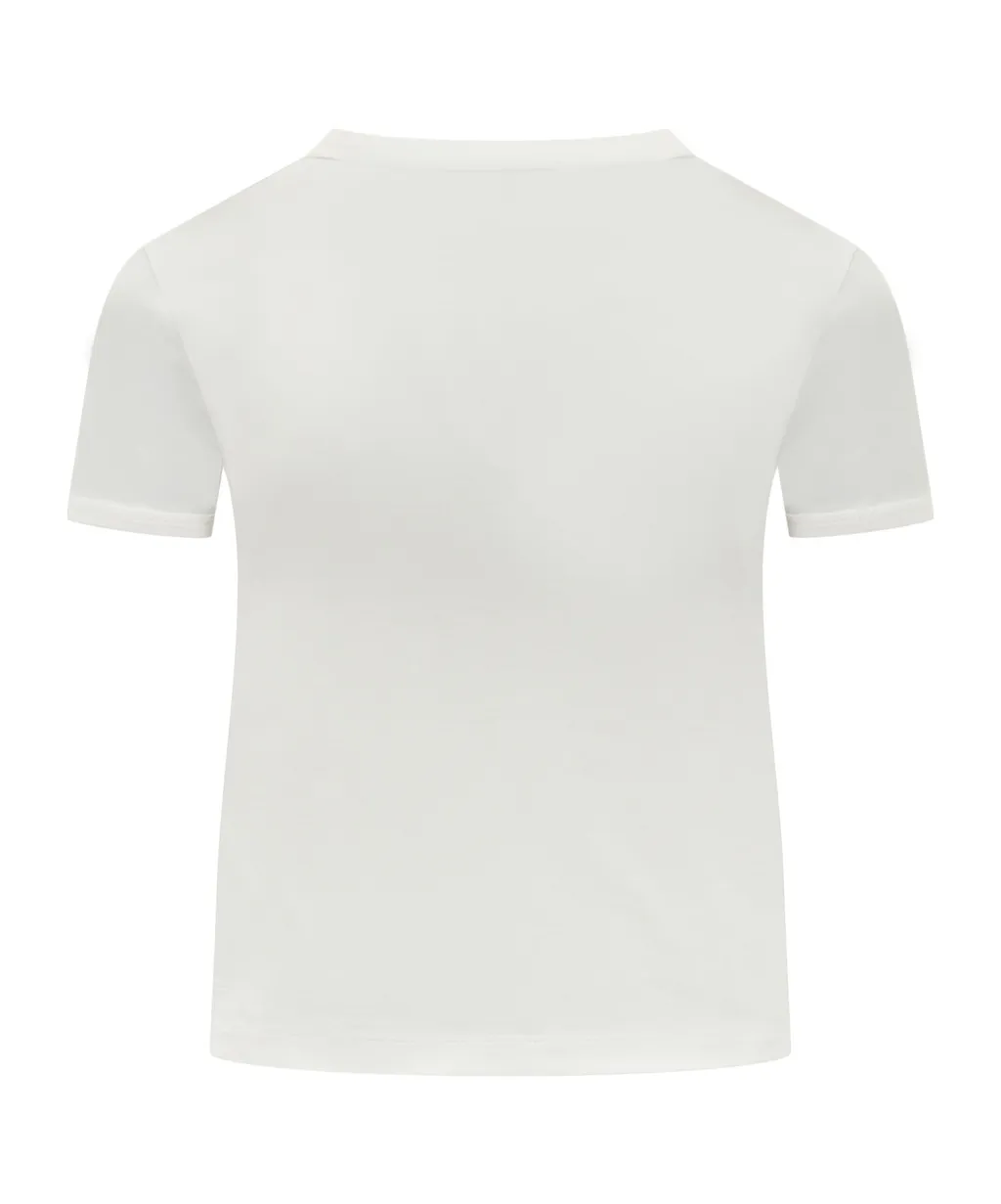 Oversized Bow Cotton T-Shirt