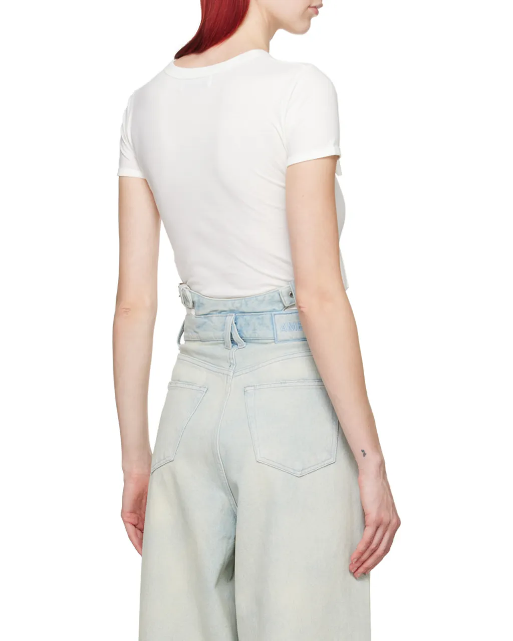 Oversized Bow Cotton T-Shirt