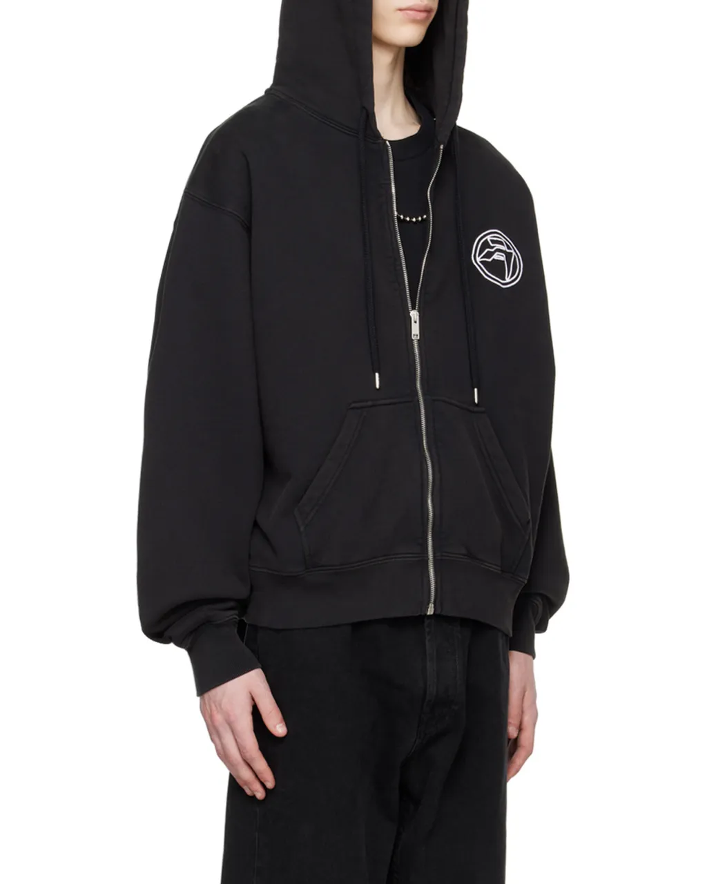 Amblem Zip-Up Hoodie