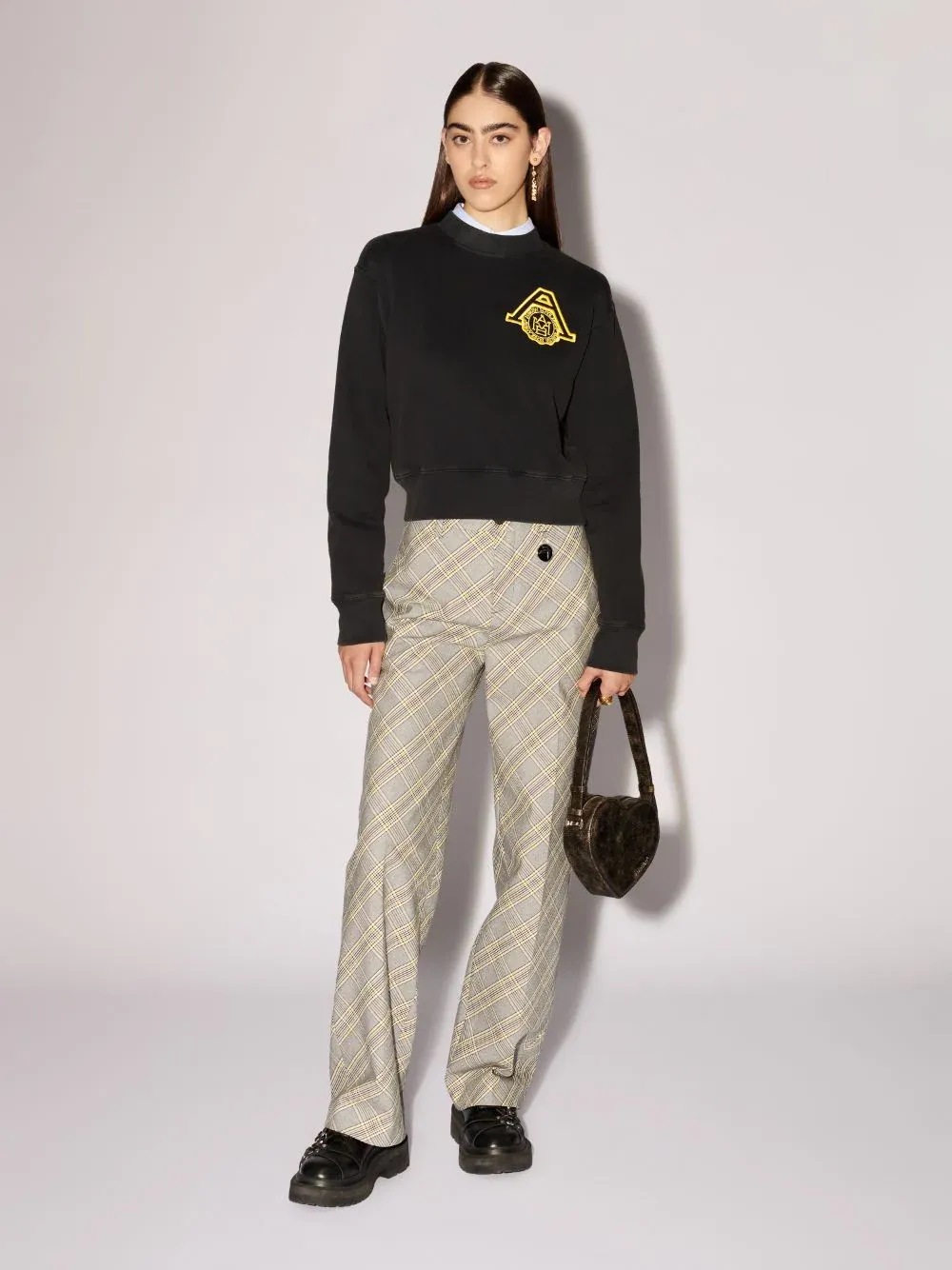 Scholarship Cropped Sweatshirt