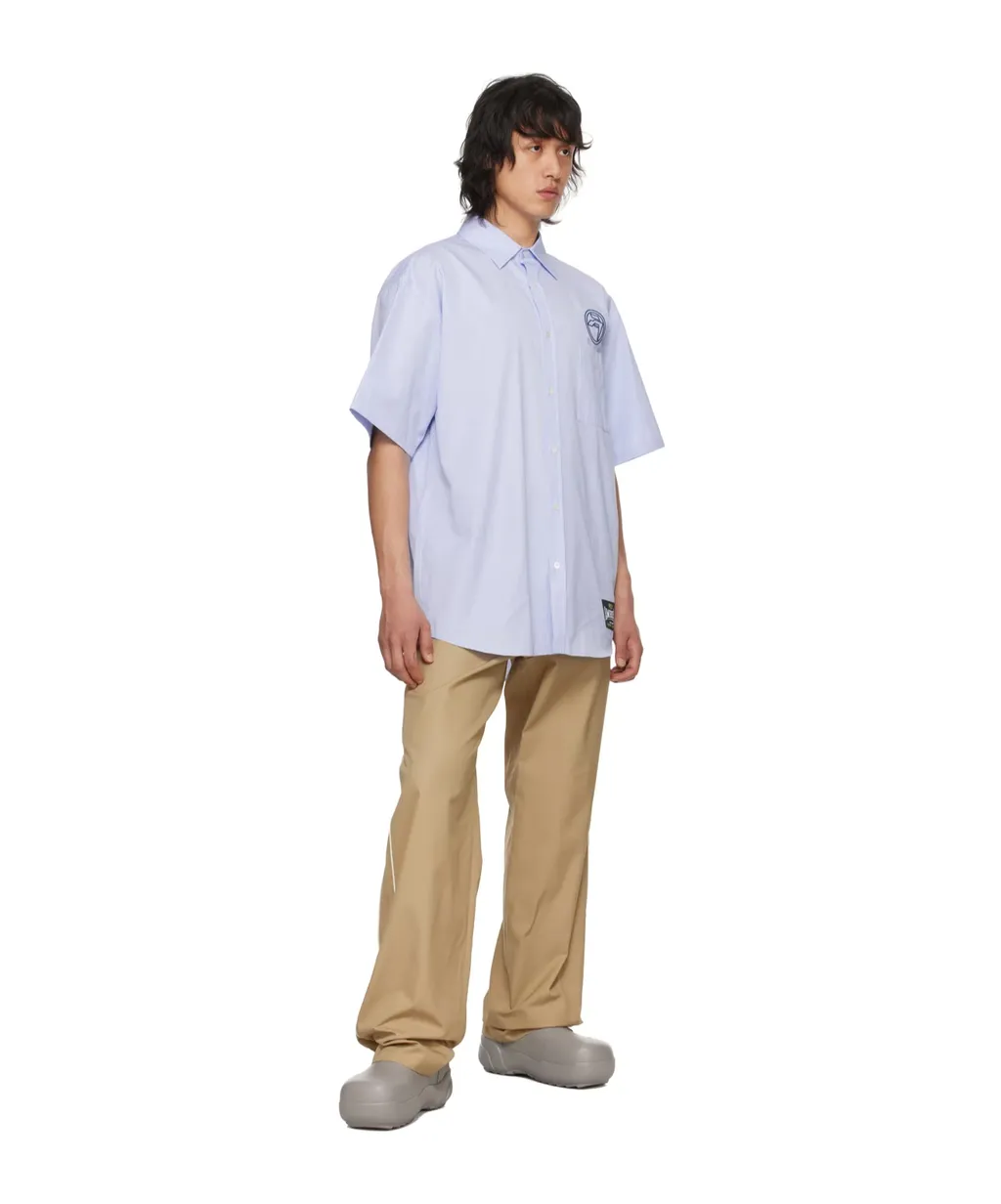 Striped Circle Amblem Shirt
