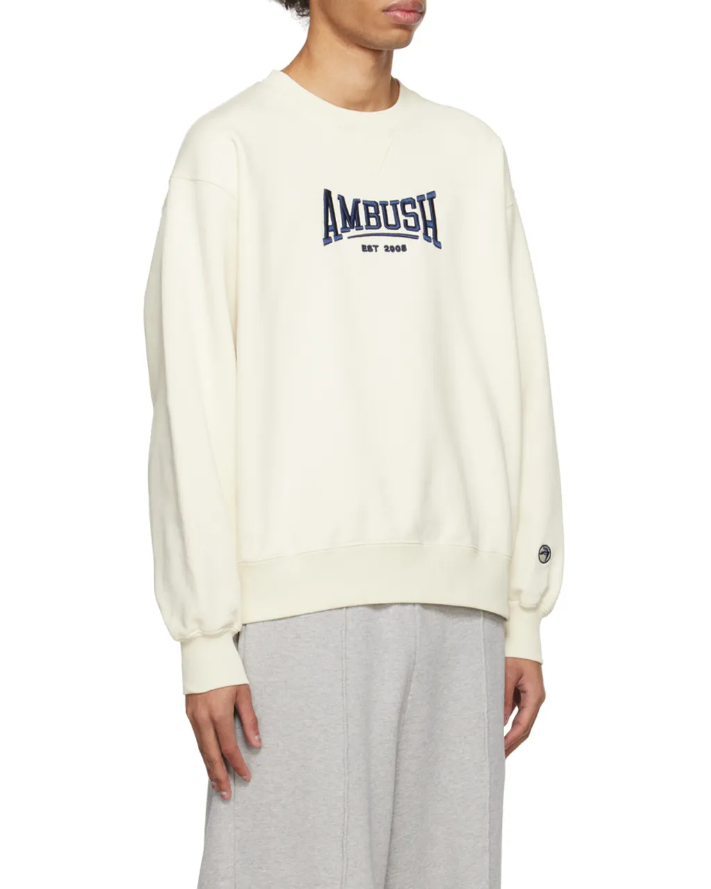 Logo Embroidered Crewneck Sweatshirt
