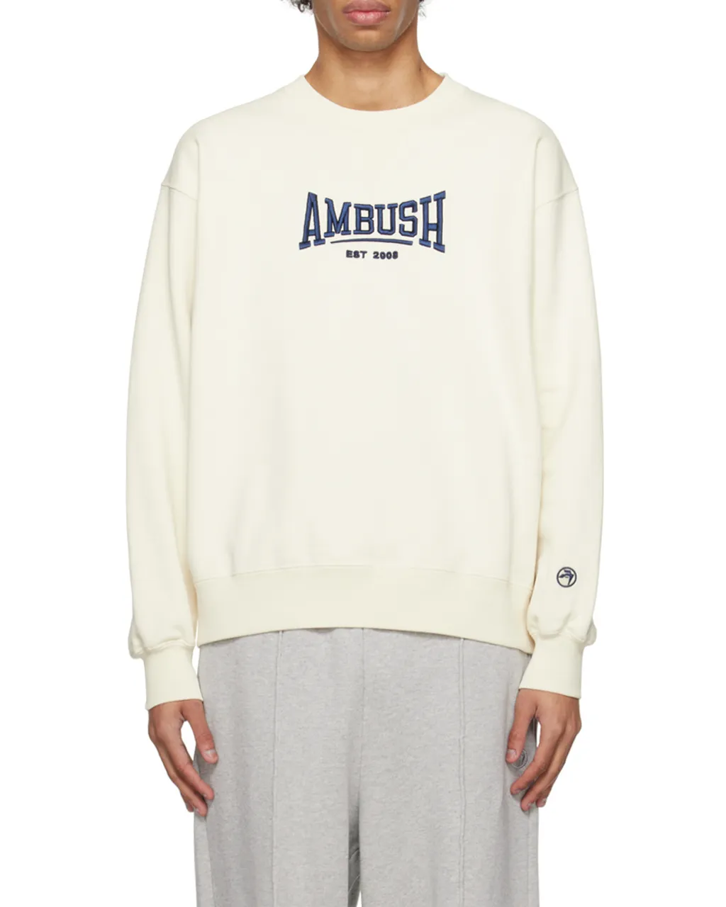 Logo Embroidered Crewneck Sweatshirt