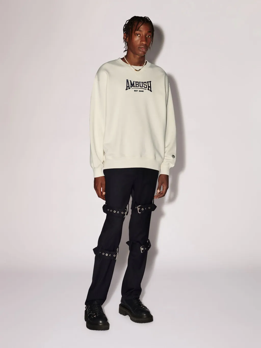 Logo Embroidered Crewneck Sweatshirt